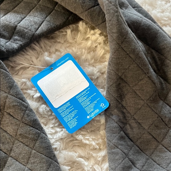 🌷 Columbia Women’s Charcoal Zip-Up Pullover - Picture 7 of 7